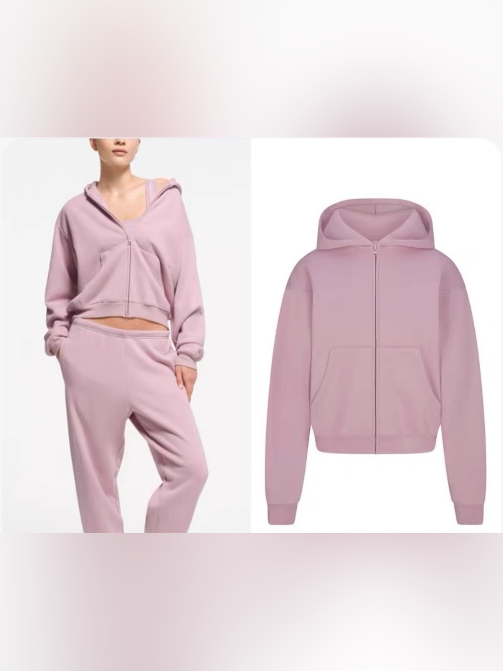 SKIMS Zip-Up Hoodie